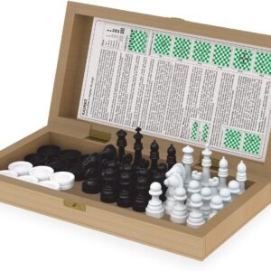 JOGO XADREZ E DAMAS ESCOLAR